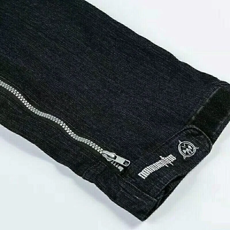 

Retro Stright Elastic Motorcycle Pants Black Motorcycle Motocross Jeans for BMW Fans Men Off-road Racing Riding Trousers Pants