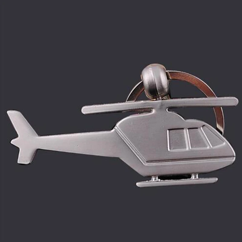 БЕСПЛАТНАЯ доставка от DHL 100шт/лот Оптовая продажа металлических ключей-брелков из цинкового сплава в виде самолета и вертолета для продвижения.