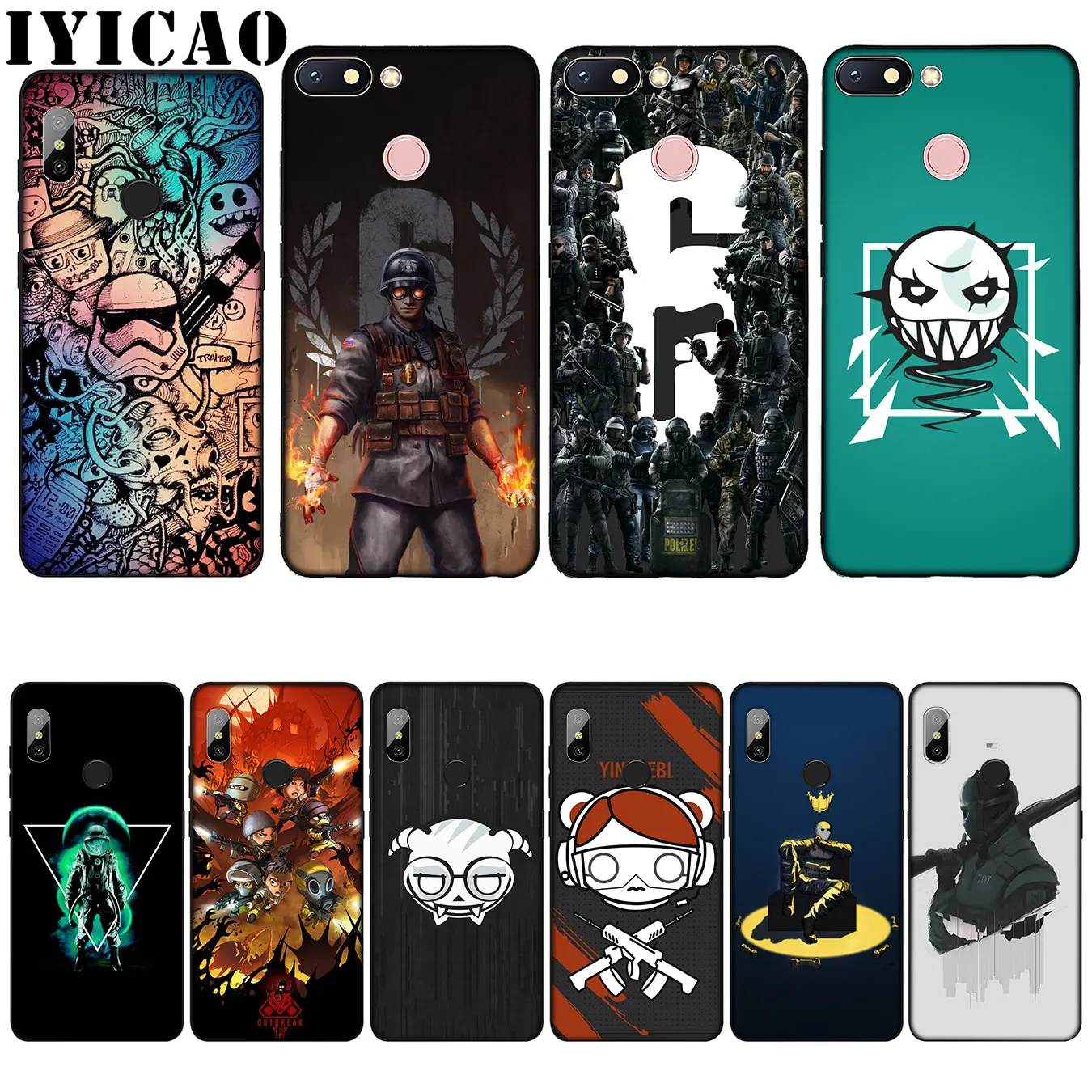 Силиконовый мягкий чехол Voltron Rainbow Six осада для телефона Samsung Galaxy S20 S10 S9 S8 Plus Lite Ultra S6