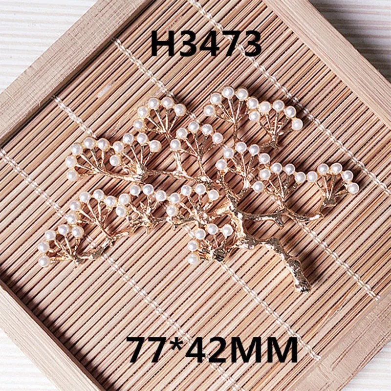 2 шт. аксессуары из сплава кораллового жемчуга серия цветов жемчужные и сплавные