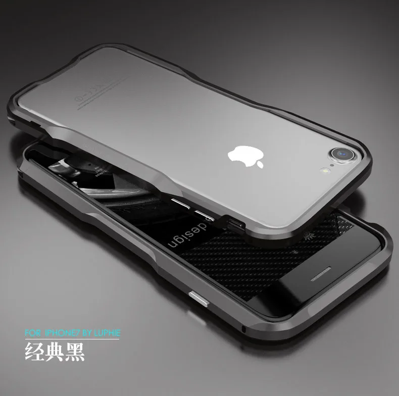 Для iPhone 8 чехол iPhone8 Plus чехол LUPHIE CNC резка Роскошный металлический каркас чехол бампер чехол для Apple iPhone 7 6S 6 Plus
