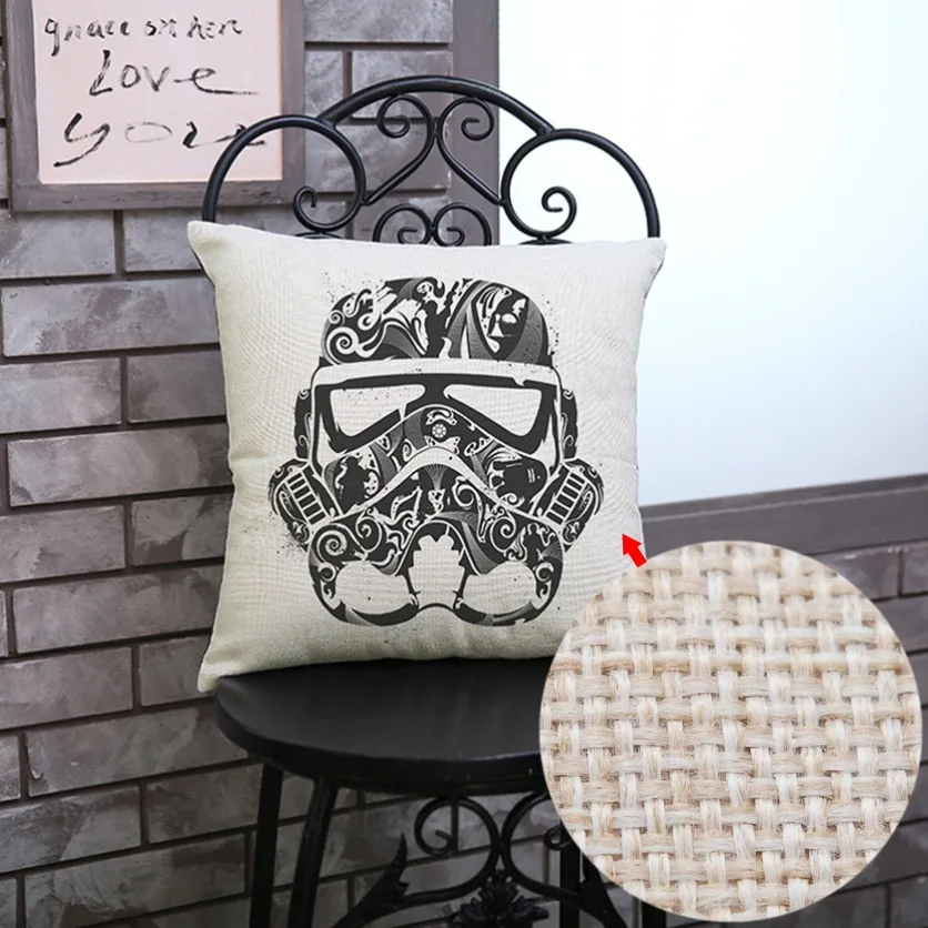 Звездные войны Симпатичные Добби Клон Trooper мультфильм бросить Чехол Home декоративная диванная Подушка Чехол 45x45 см площадь Наволочка