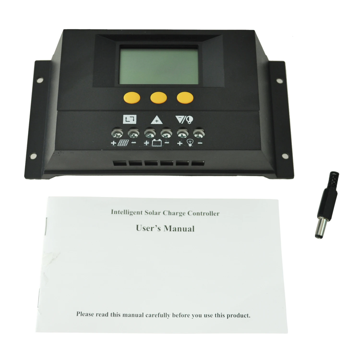 30A 12 V/24 V Интеллектуальный lcd PWM солнечный контроллер заряда солнечная панель