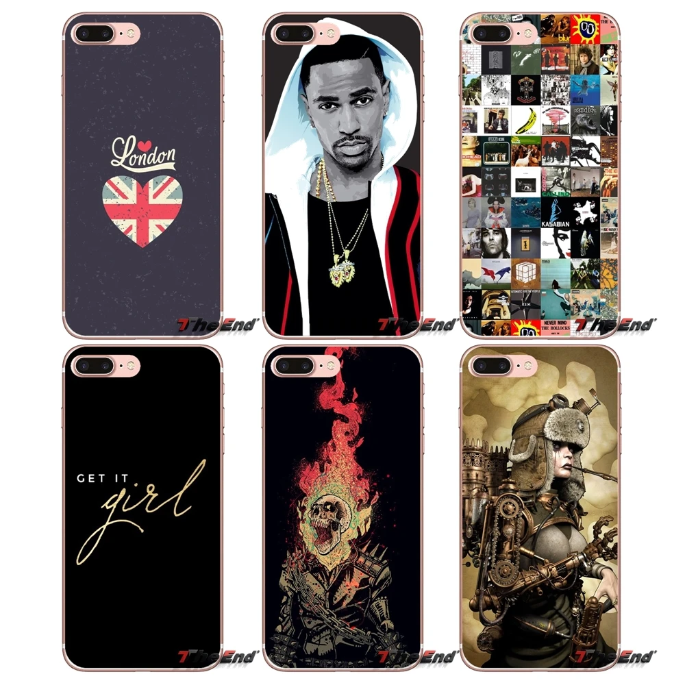 Прозрачный чехол из ТПУ для Samsung Galaxy S2 S3 S4 S5 MINI S6 S7 edge S8 S9 Plus Note 2 3 4 5 8 Coque Fundas Sex Drugs Rock &