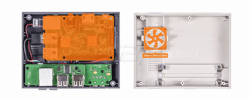 52Pi Retroflag чехол NESPI+ Plus Retroflag с опционным Raspberry Pi 3B+(Plus), адаптер питания, игровой контроллер DIY Kit
