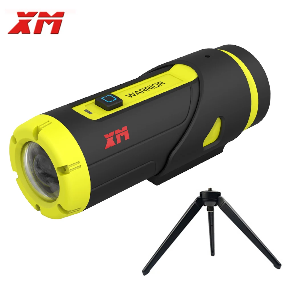 XM H.265 1080P Full HD Спорт действий Камера 16 ГБ карты 3400 Батарея Wi Fi видео Mini DV камера с