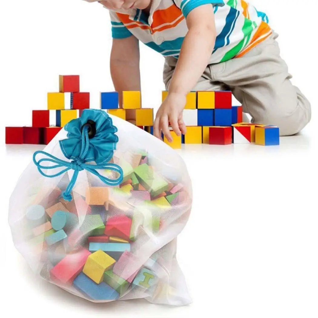 Практичный набор для мытья овощей и фруктов контрастный цвет рот S M L сетчатый