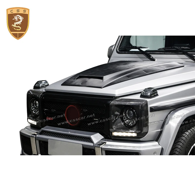 Для G Class W463 G500 G55 G63 G65 из углеродного волокна светодиодный светильник на