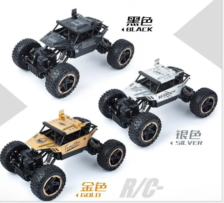 RC автомобиль 4WD 2 4 ГГц альпинистский 4x4 двойной мотор Bigfoot пульт дистанционного