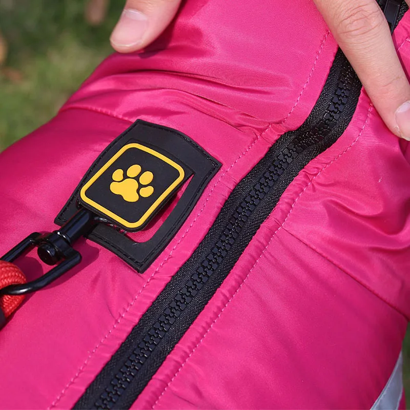 Reflective Dog Coat Winter Jacket for Large Dogs Windproof Waterproof Keep Warm Pet Clothes Big Outdoor XL - 6XL | Дом и сад