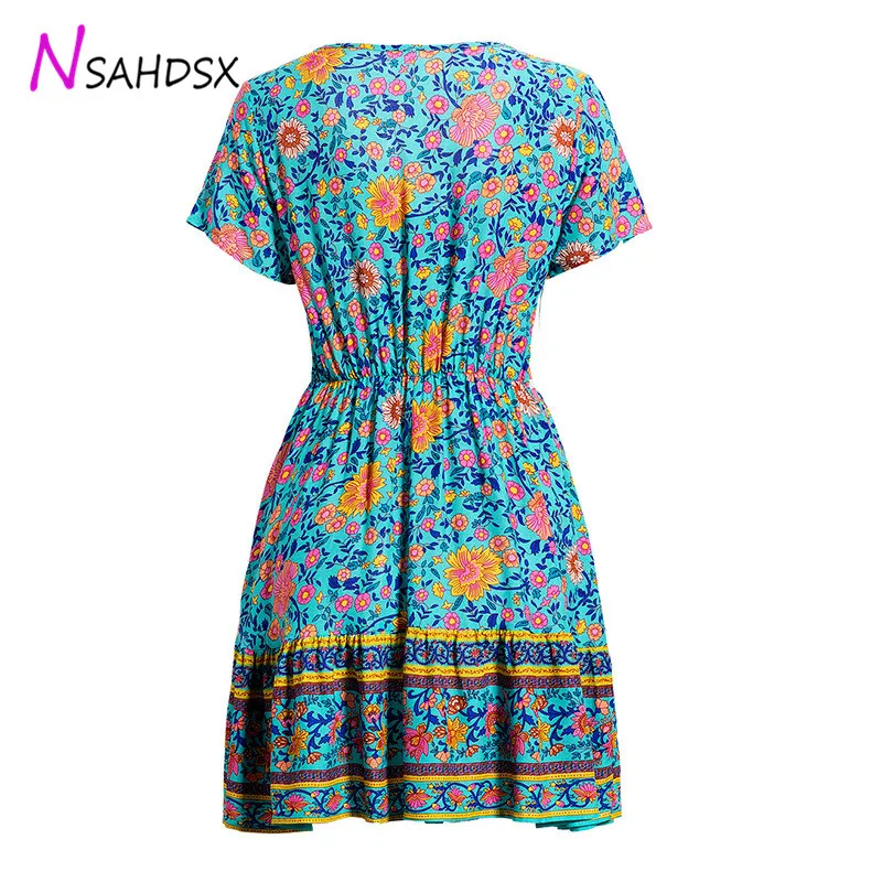 Летнее Новое поступление платья плюс размер платье Vestidos сексуальное с v-образным