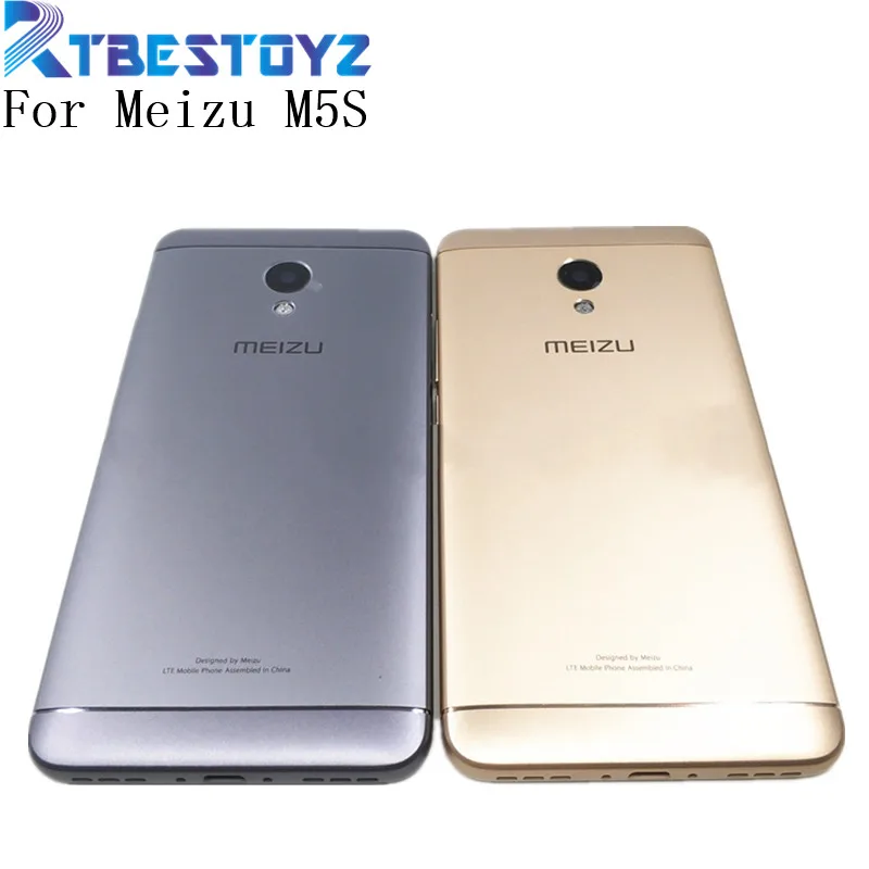 

Original Housing For Meizu M5S M612H M612M Metal Battery Back Cover Mobile Phone Replacement Parts Case With Buttons Camera Lens