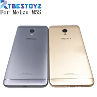 original housing for meizu m5s m612h m612m metal battery back cover mobile phone replacement parts case with buttons camera lens