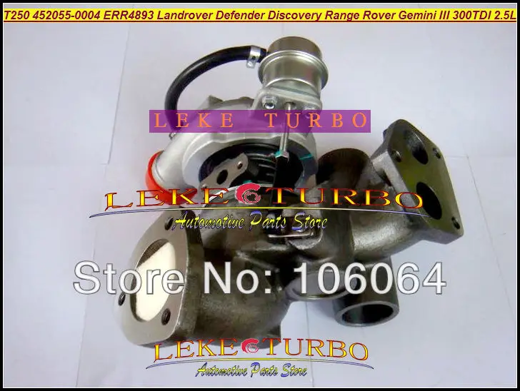 T250-04 452055-0004 452055 Турбокомпрессор Для Land Rover 90 110 Discovery Defender Range 1990- Gemini III 300TDI 2.5L |