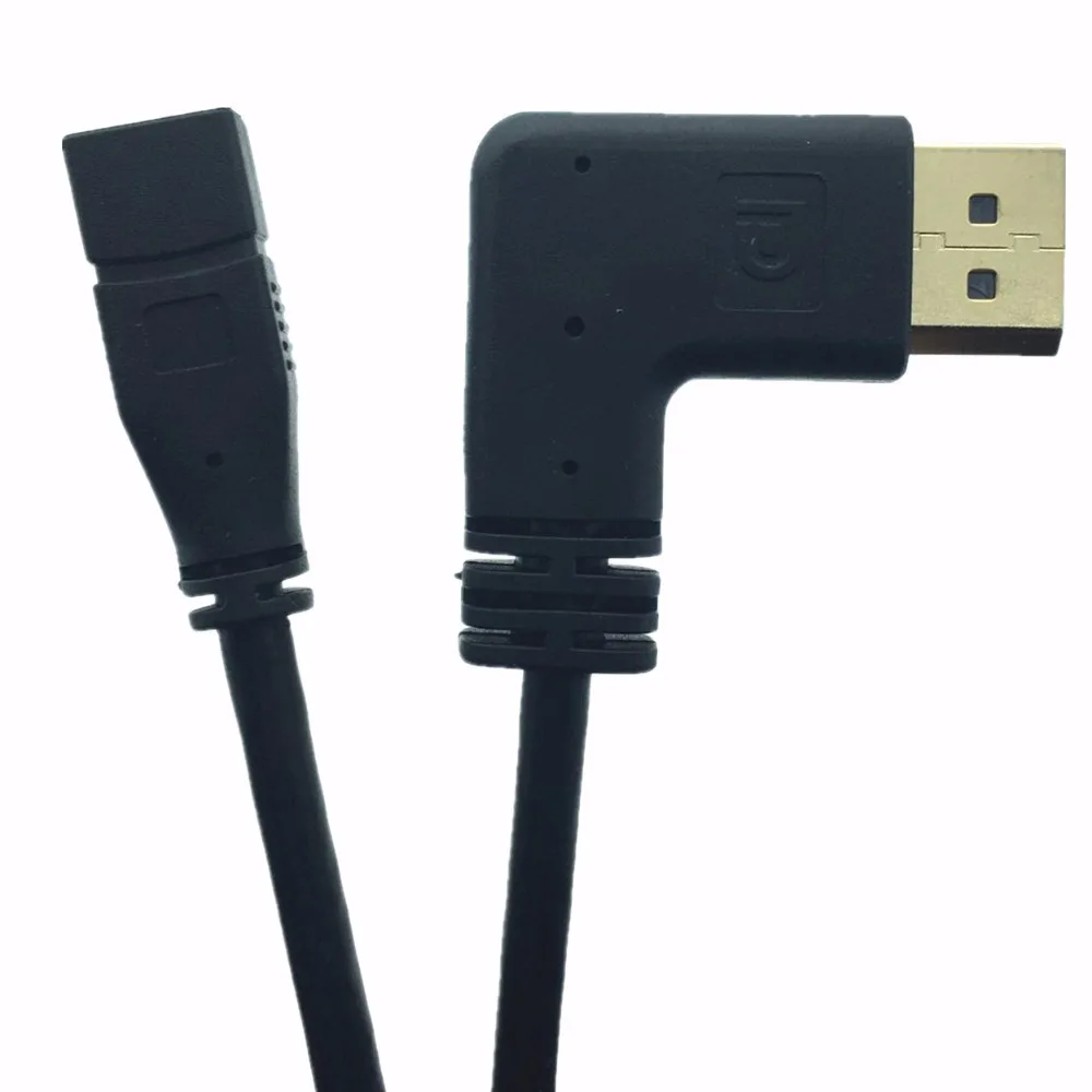 DisplayPort папа мама мини Thunderbolt 90 градусов вверх и вниз влево вправо угловой DP