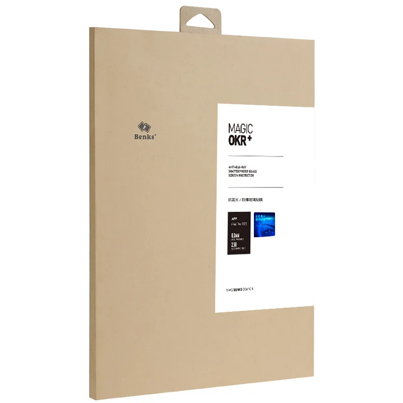 

Benks Tempered Glass Screen High definition&Anti Blue Light Protector Cover transparent Protective Film for iPad Pro Air 10.5