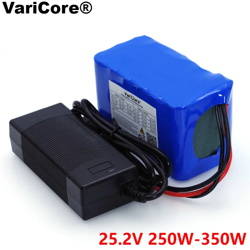 Литий ионный аккумулятор VariCore 24 В 6s 4A 6A 8A 10A 18650 для велосипеда 25 2 в 12