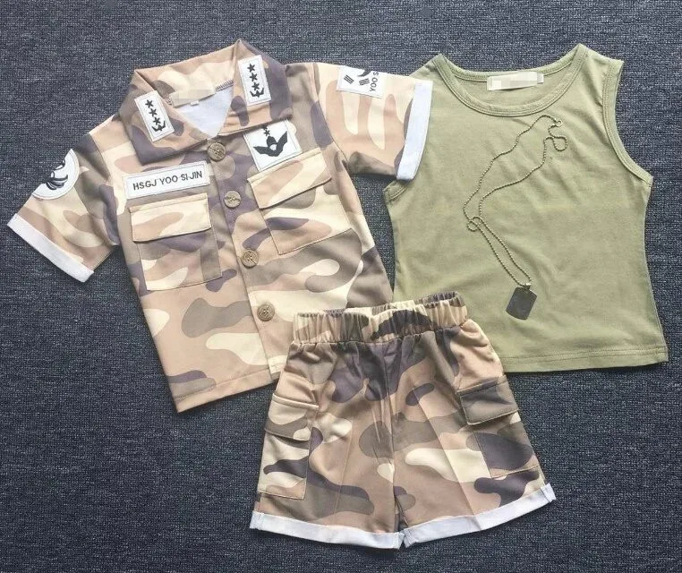 2 шт. детский Камуфляжный комплект из футболки и брюк|girls fashion sets|girls setkids tracksuit |