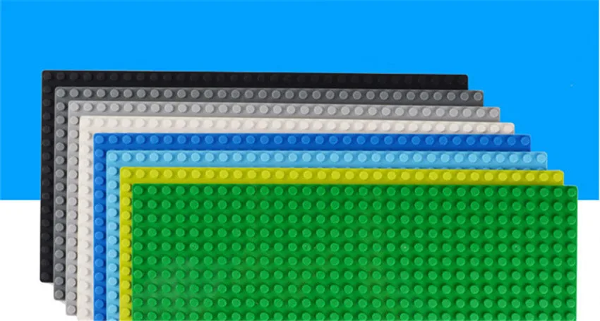 10 видов цветов 16*32 точки 255*127 мм DIY дисплей База для мини блоки плите кирпичи