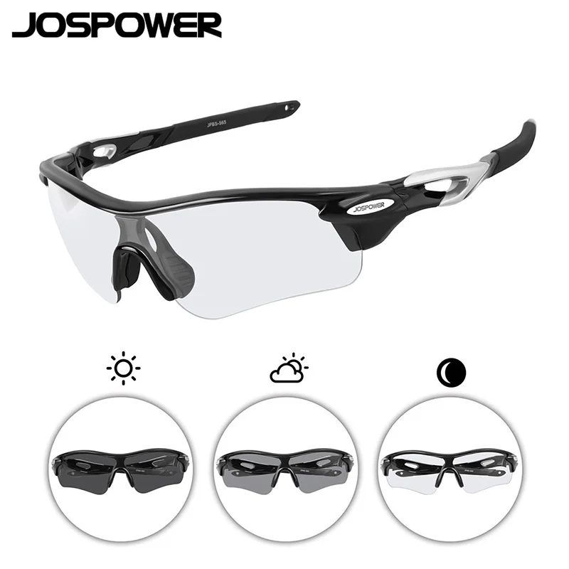 Мужские и женские спортивные очки JOSPOWER ветрозащитные солнцезащитные для езды на