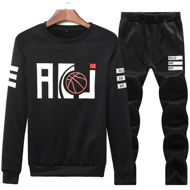 Брендовый повседневный мужской спортивный костюм в стиле хип-хоп спортивные