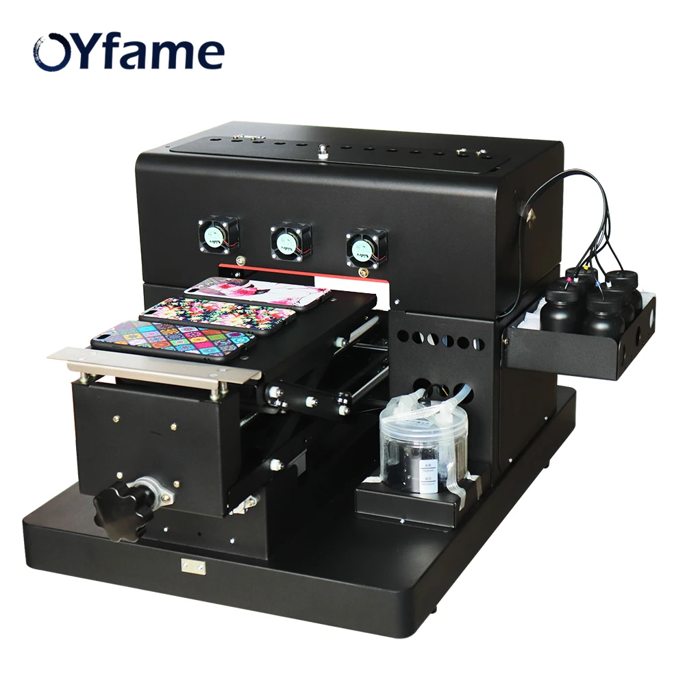 OYfame A4 УФ принтер маленький для чехол телефона Металл чернила планшетный кожа