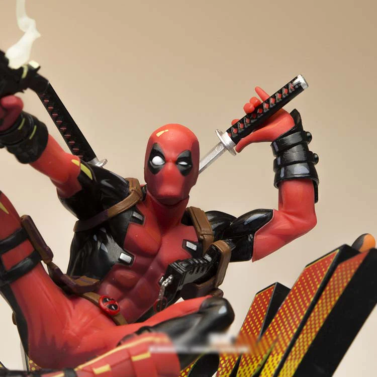 Аниме Фигурка игра фильм Новый X-men Marvel Deadpool ломая четвёртую стену Blam полная