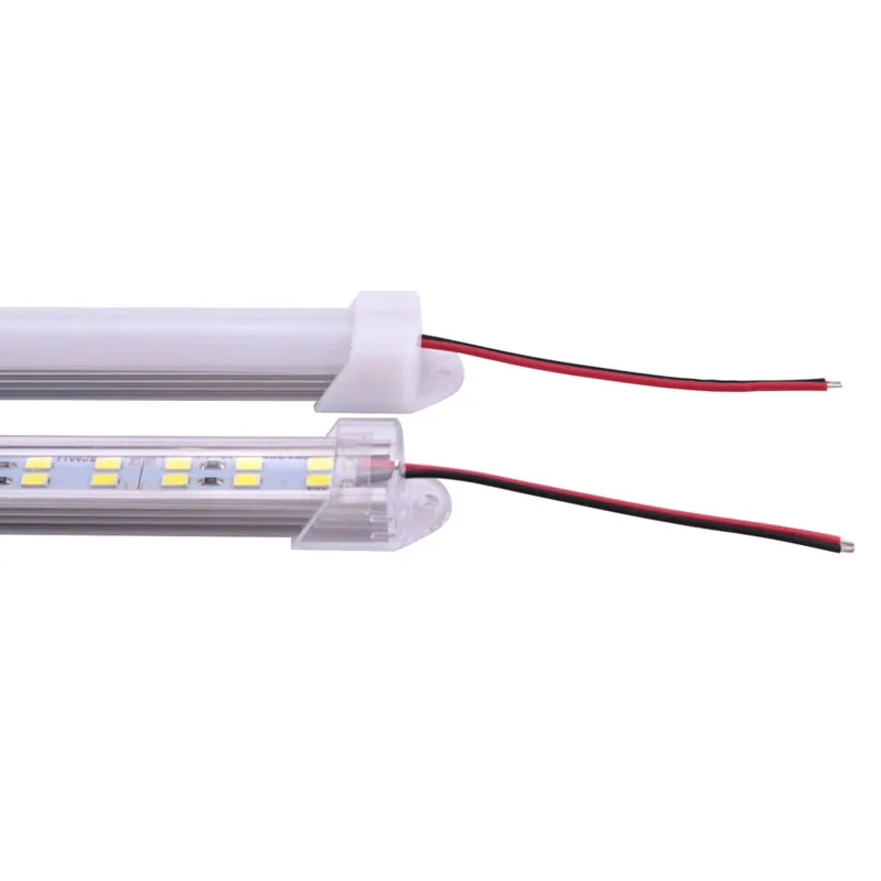 

Алюминиевый профиль 0,5 м светодиодная балка освещение 12 вольт SMD 5730 жесткая полоса лампа теплый белый холодный белый для шкафа 2 шт./лот