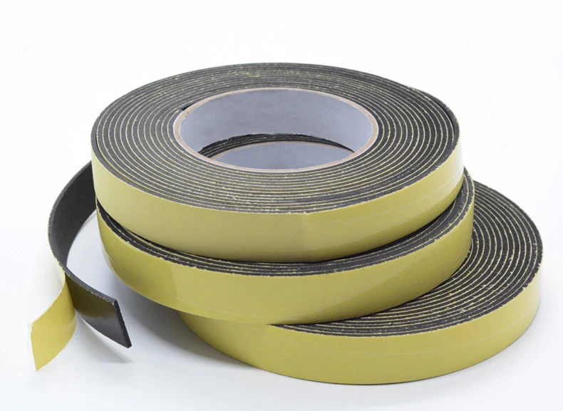 EVA губки односторонняя лента ленты пены Super sticky черный цвет 2 мм толщиной 5 м длина