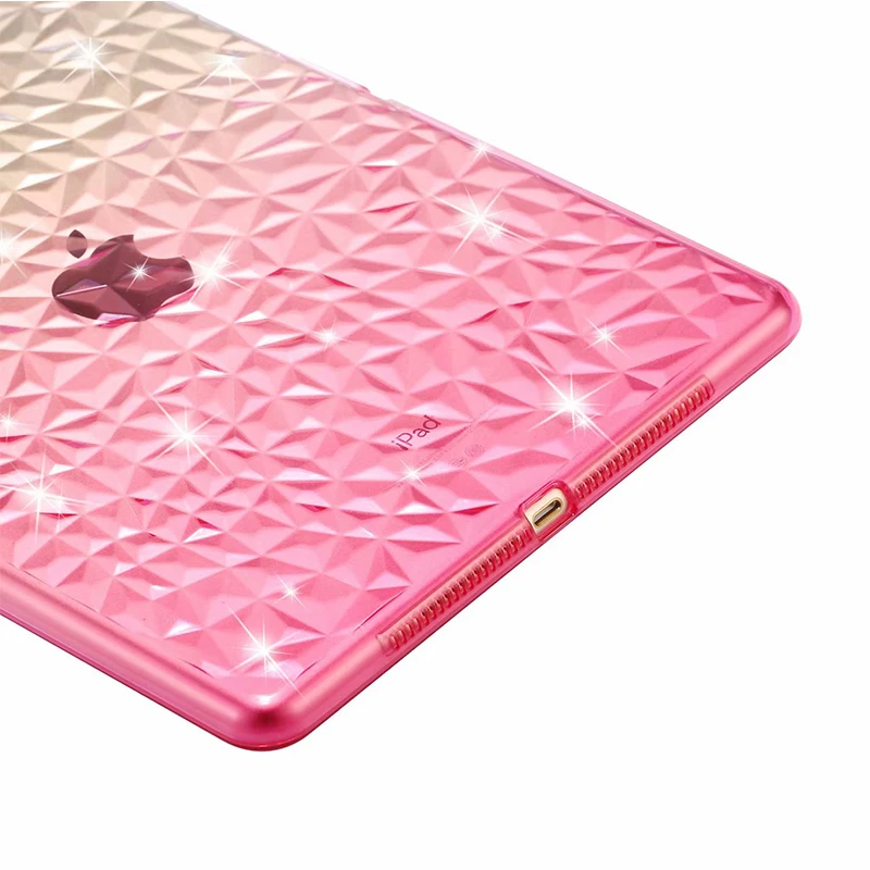 Чехол для планшета из ТПУ для iPad 9,7, милый 3D Кристальный мягкий чехол для iPad 9,7 AIR 2 Pro9.7 A1893 A1954 fundas