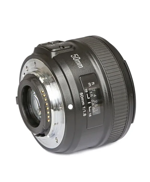 Оригинальный объектив YONGNUO 50 мм f1.8 Prime для камеры Большая диафрагма автофокус NIKON