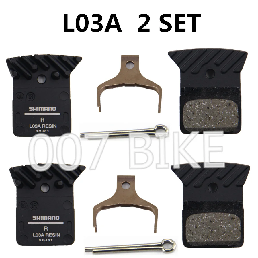 L03A Resin 2 SET SHIMANO L02A L03A колодки 105 ULTEGRA R7070 R8070 R9170 L03A L04C охлаждающий плавник Ice Tech тормозные колодки ROAD BR RS505 RS805 тормозные колодки - Цвет: L03A Resin 2 SET