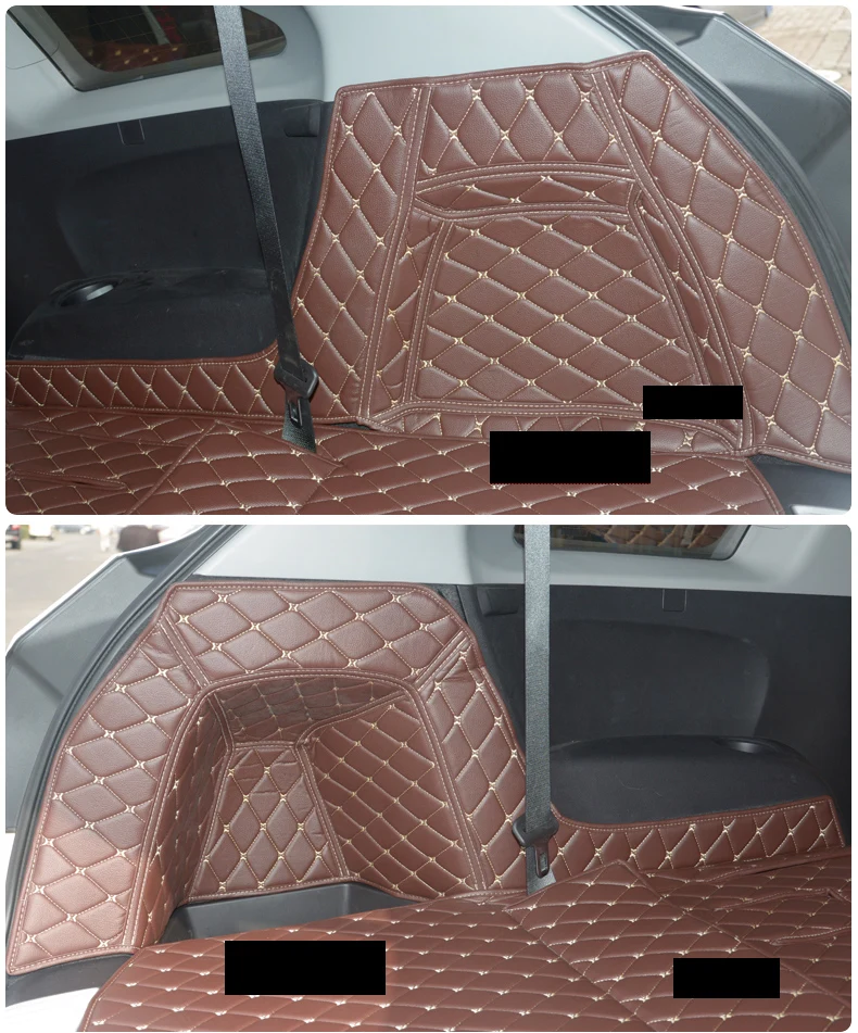 Коврик для багажника из волоконной кожи acura mdx 2014 2015 2016 2017 2018 2019 3 го поколения