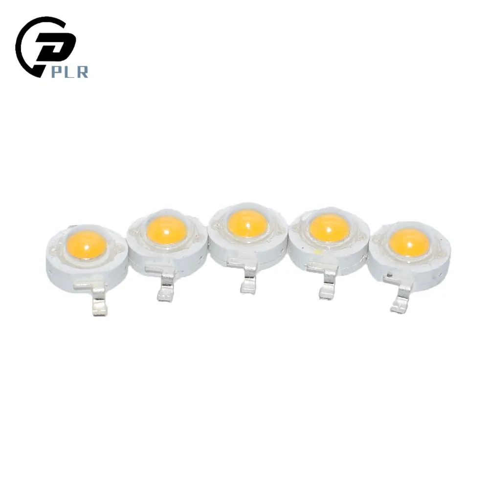100pcs 1W/3W LED High power Lamp beads Pure White/Warm White 300mA 3.2-3.4V 100-120LM 30mil Chip | Освещение