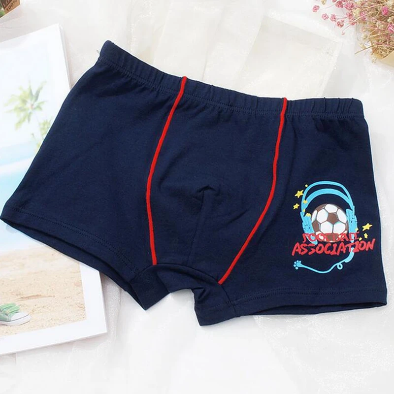 Boys'нижнее белье CUHK, спортивные трусы из чистого хлопка для студентов, эластичные дышащие детские трусики для детей от 2 до 12 лет