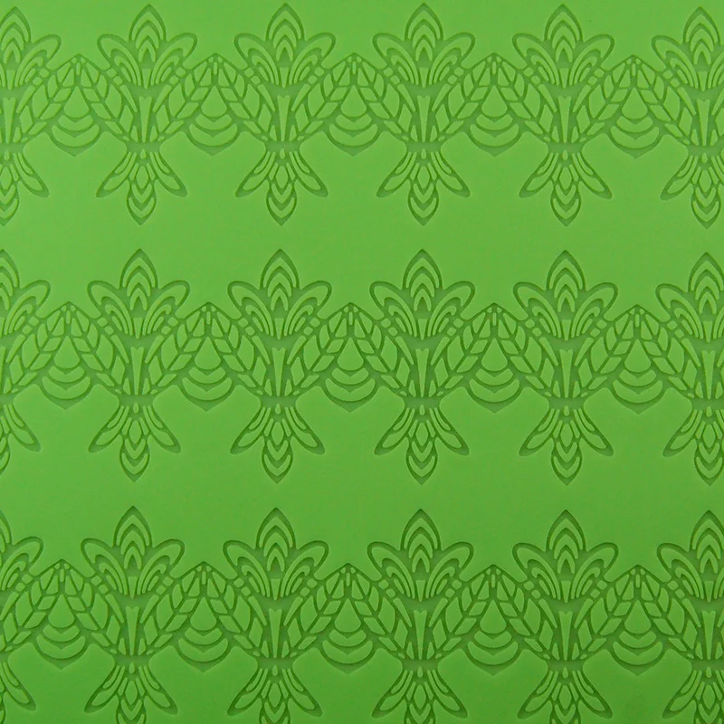 Силиконовый кружевной коврик для украшения тортов форма помадки силиконовая