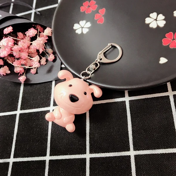 2019 Exotic Cute Silicone Bulldog Dog Key Cover Cap Keychain Women Girls Kids Ring Gift Porte Clef Chain | Украшения и аксессуары
