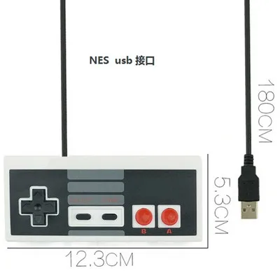 USB проводной контроллер консоли классический геймпад для NES NINTENDO PC DECOROUS