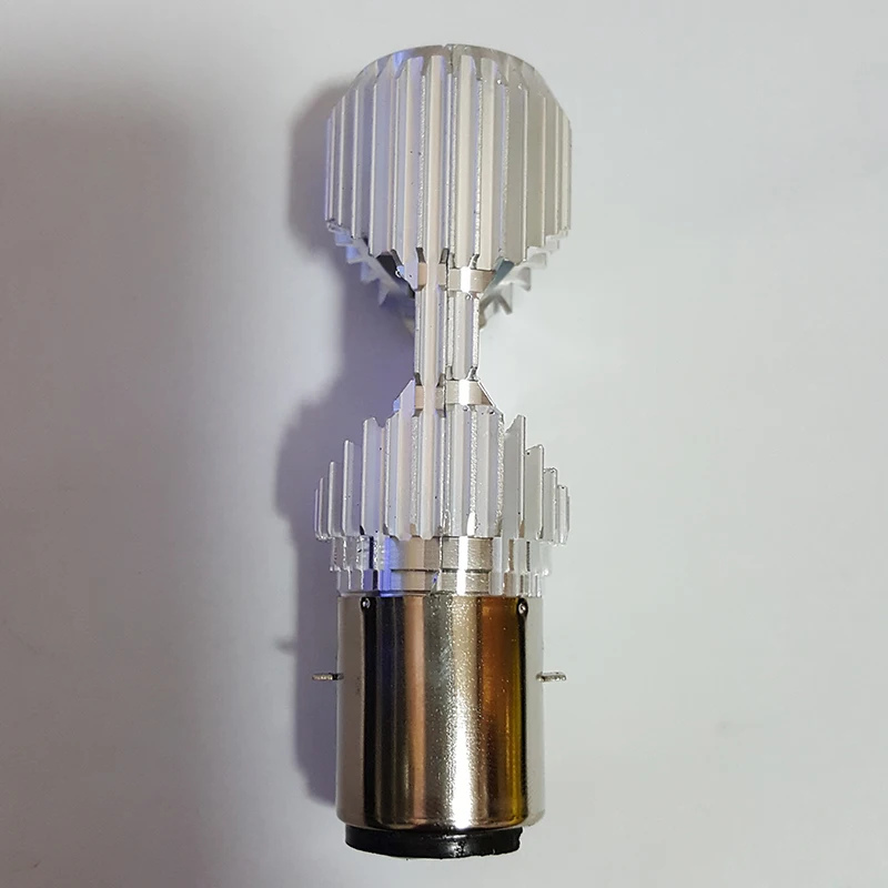 6000K BA20D LED мопед скутер фара Высокая Низкая лампа для Lambretta SYM Yamaha Piaggio Aprilia Benelli мото