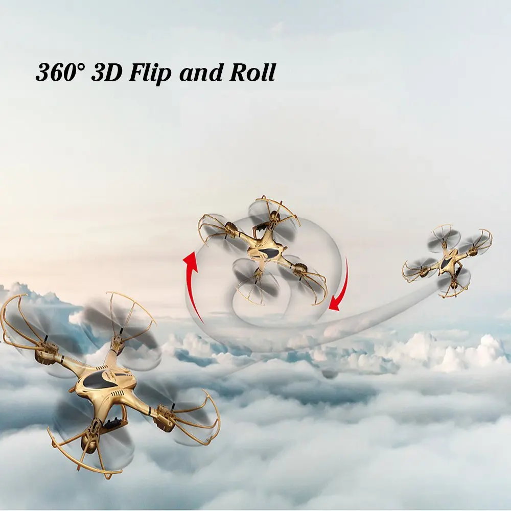Дрон с камерой MJX X401H Wi-Fi FPV 0.3MP HD Радиоуправляемый квадрокоптер удерживающий