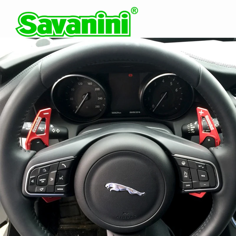 Алюминиевое весло переключения передач на руль Savanini удлинитель для Jaguar XF XE / Land