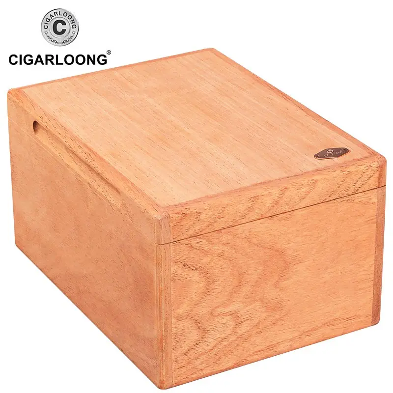 medium CIGARLOONG коробка для сигар, увлажняющая коробка, большая емкость, испанский кедр, дерево, без краски, Деревянный чехол для сигарет, Humidor CA-0050 - Цвет: medium