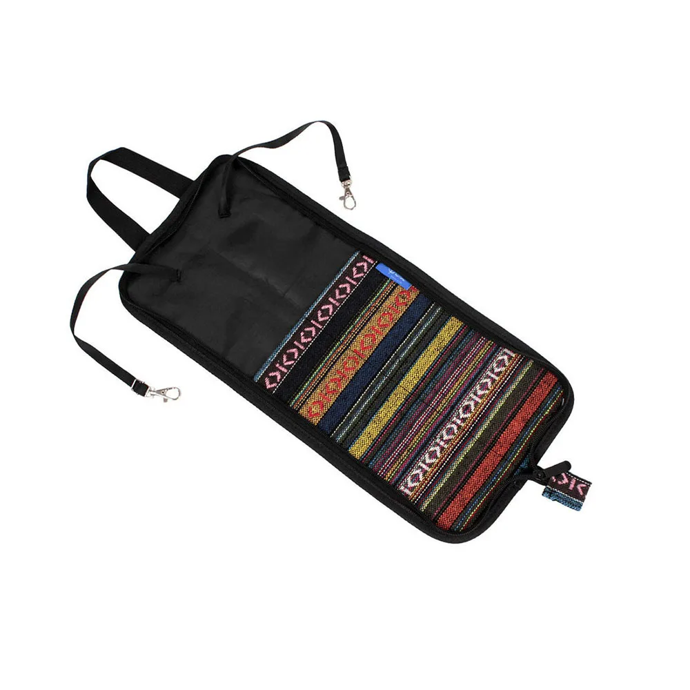 

High Quality Special National Style Drum Stick Drumsticks Mallet Bag Case Cotton Material With Hanging Hooks