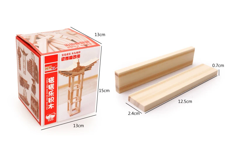 

MWZ 102pcs children kids natural Colorful Wooden building blocks Stacking Game early development Educational Creative Toys