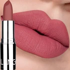 Оптовая продажа губная помада женская косметика матовая Водонепроницаемая косметика для губ долговечная Сексуальная Красная розовая дешевая матовая губная помада телесный макияж