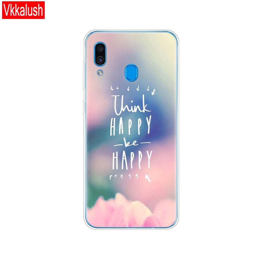 80239 Чехол для samsung Galaxy A20 чехол A20E Силиконовая задняя крышка для samsung A20 A 20 A205F A20E A202F Мягкий противоударный чехол - Цвет: 80239