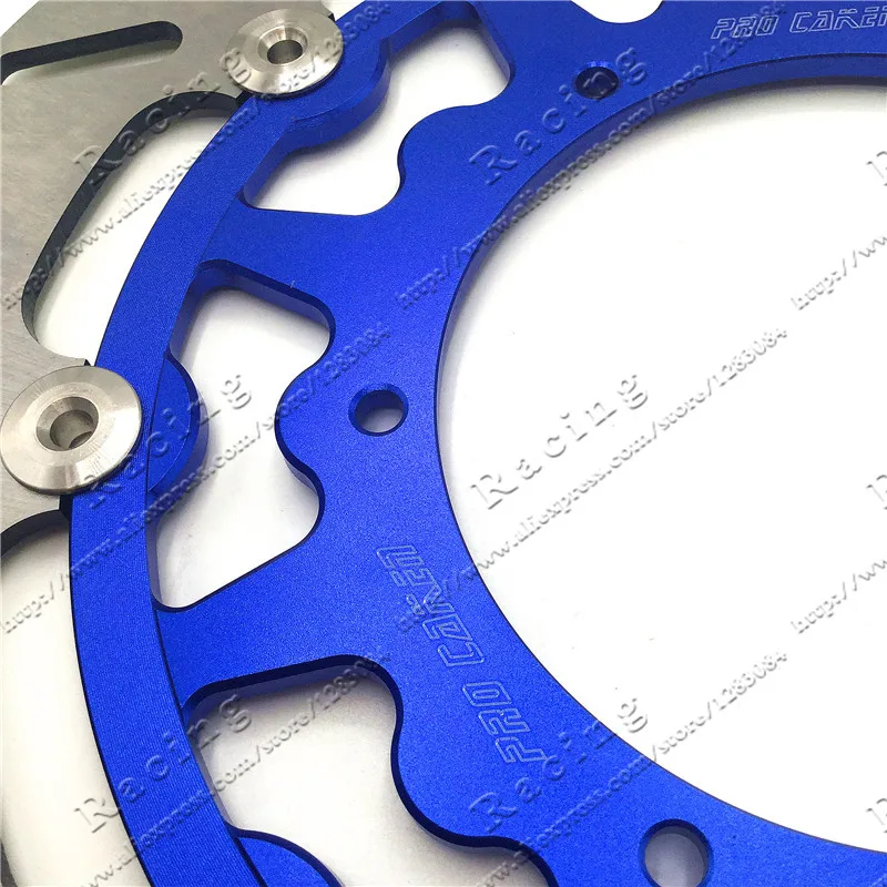 Оверсайз фронтальный ротор плавающего тормозного диска 320 мм YZF WRF YZ250 YZ250F YZ400F YZ450F