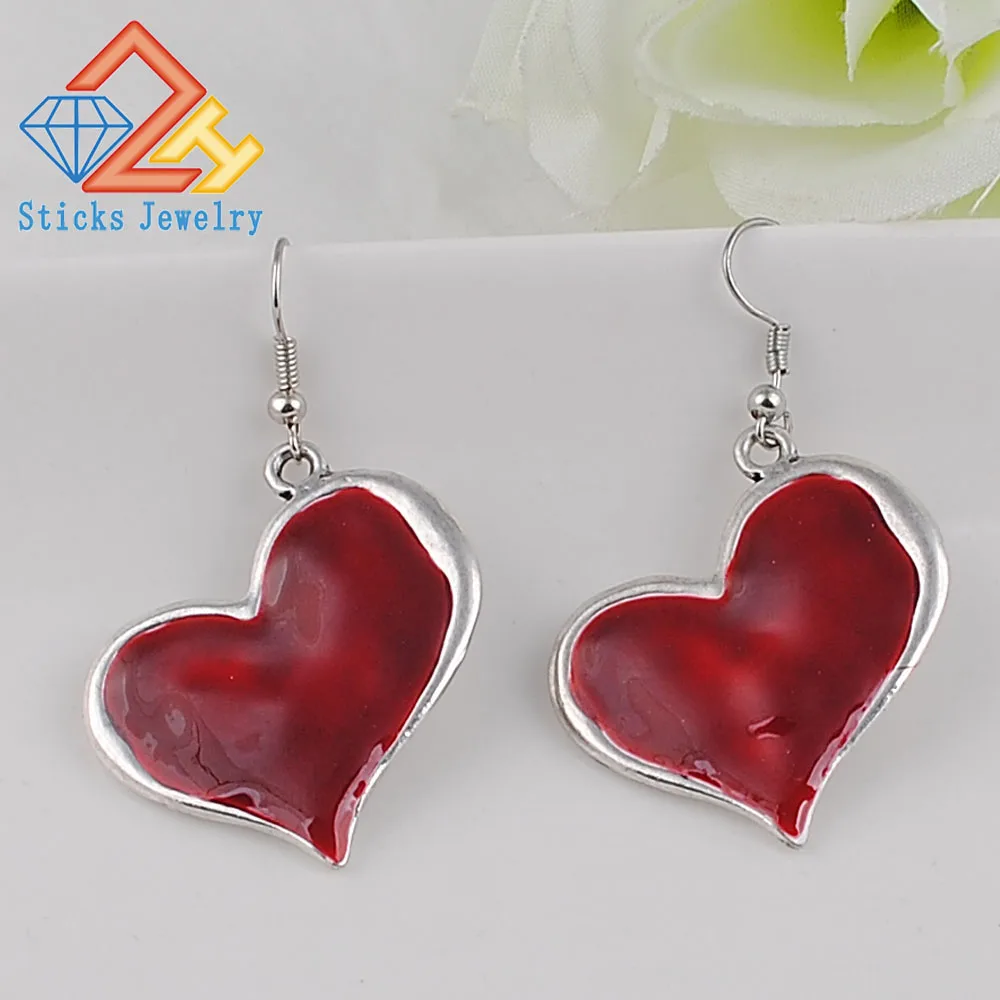 Серьги-подвески с эмалью в Корейском стиле | Украшения и аксессуары