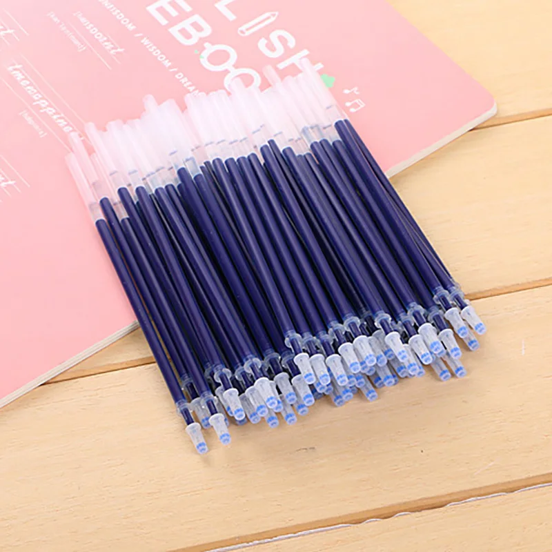 

10 PCS Coloerd Ink Refills Kawaii Black Blue Red Bullet/Needle Tip Refill For Gel Pens Cute Stationery Office School Supplies