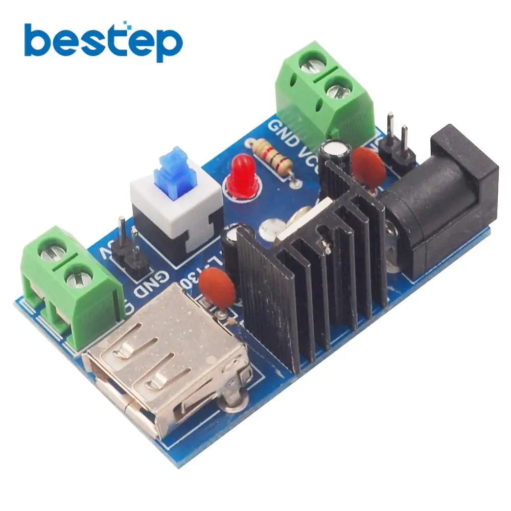 DC 7 15V 9V 12V to 5V12V24V 2A L7805 L7812 L7824 понижающий преобразователь модуль питания|buck converter|12v